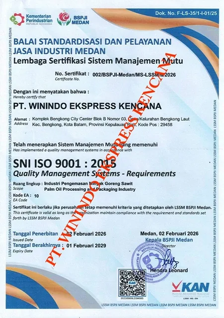 ISO 9001:2015 CERTIFICATE